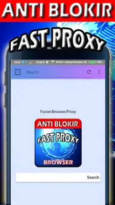 Swift Proxy Browser Anti Blokir android App screenshot 0