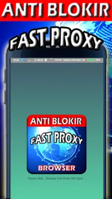 Swift Proxy Browser Anti Blokir android App screenshot 1